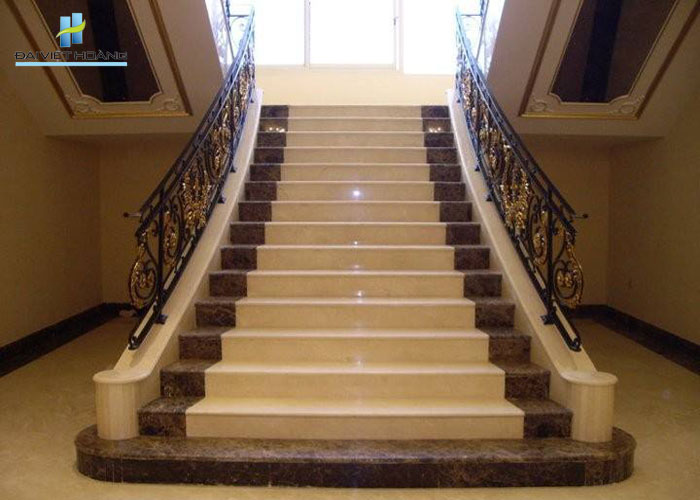 Đá marble ốp cầu thang