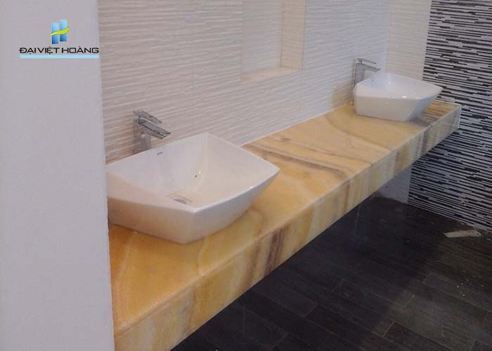 bàn đá lavabo đá nhân tạo 2