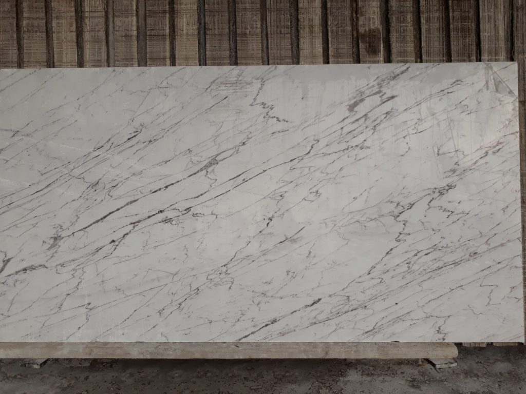 Hình ảnh slab đá trắng vân mạch