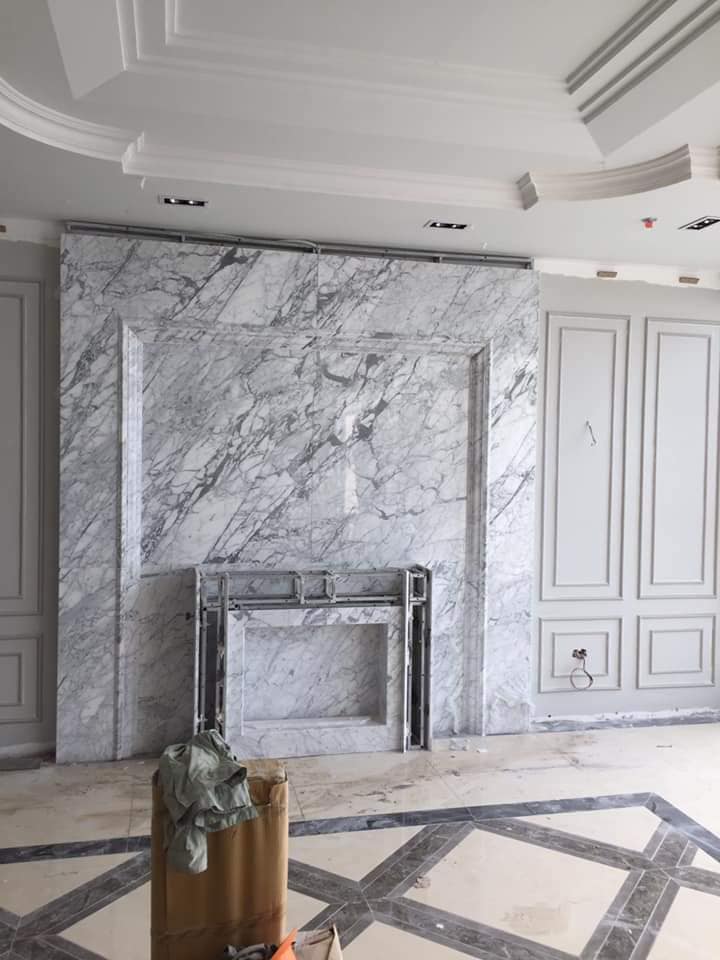 Marble trắng Ý tự nhiên